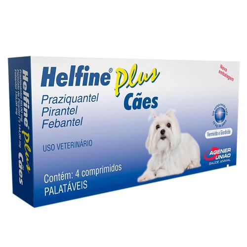 Helfine Plus para Cães - 4 Comprimidos