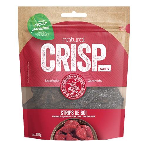 Petisco Natural Crisp Strips de Boi - 100 g