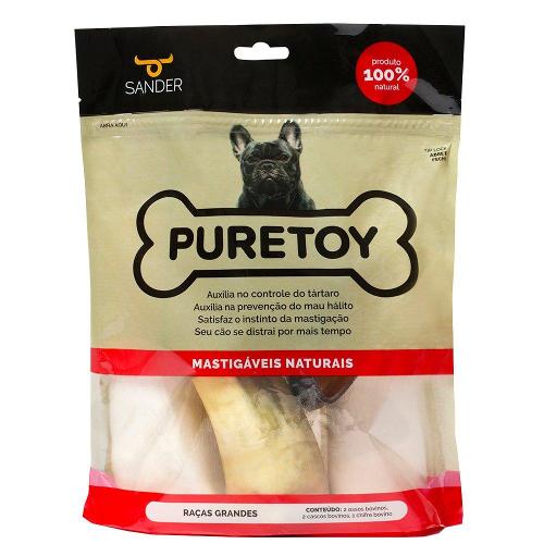 Kit Sander Puretoy Mastigáveis Naturais para Raças Grandes - Kit