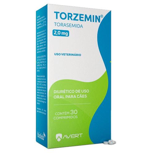 Diurético Avert Torsemin Torasemida para Cães - 2 mg