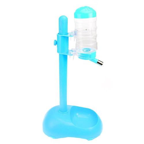 Bebedouro Chalesco com Suporte e Comedouro Azul - Tam. Único