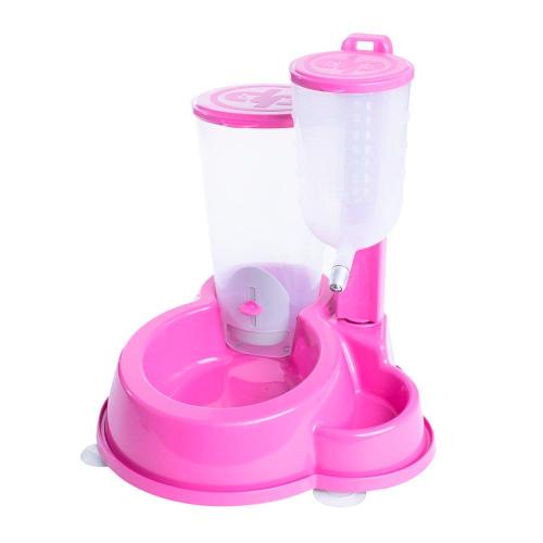 Bebedouro Automático Durafeeder Deluxe Rosa - Tam. Único