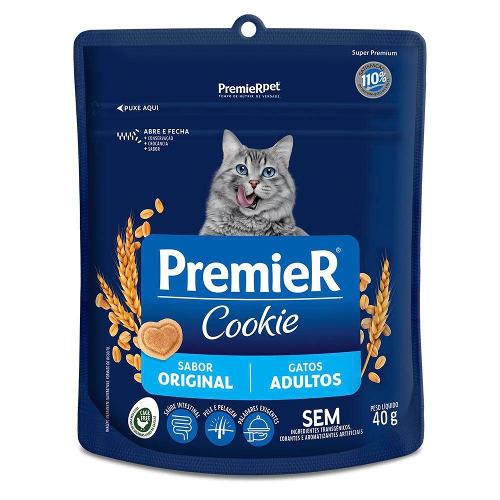 Biscoito PremieR para Gatos Adultos Sabor Natural - 40g