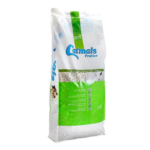Granulado Sanitário Petmais Catmais Prático para Gatos - 7,2 Kg