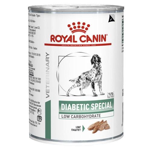 Ração Royal Canin Lata Canine Veterinary Diet Diabetic Especial Low Carbohidrat Wet - 410 g