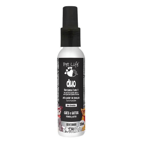 Perfume Duo Pet life para Cães e Gatos - 120 ml