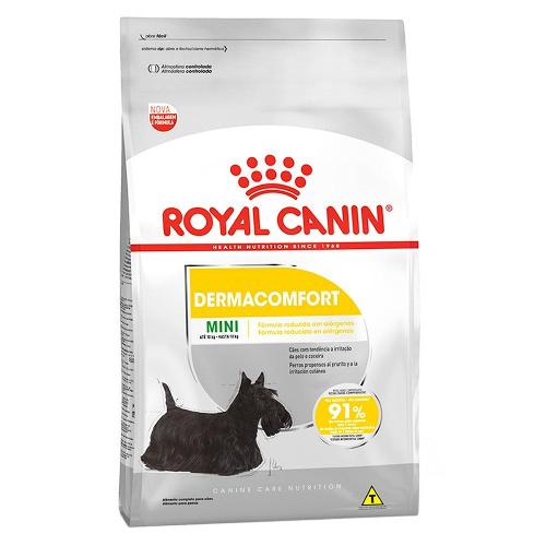 Ração Royal Canin Mini Dermacomfort para Cães Adultos ou Idosos de Raças Pequenas - 2,5 Kg