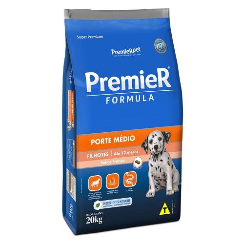 Ração Premier Pet Formula Frango para Cães Filhotes de Raças Médias - 20 Kg