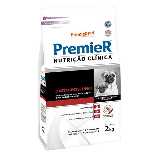 Ração Premier Nutrição Clínica Gastrointestinal para Cães Adultos Pequeno Porte - 2 Kg