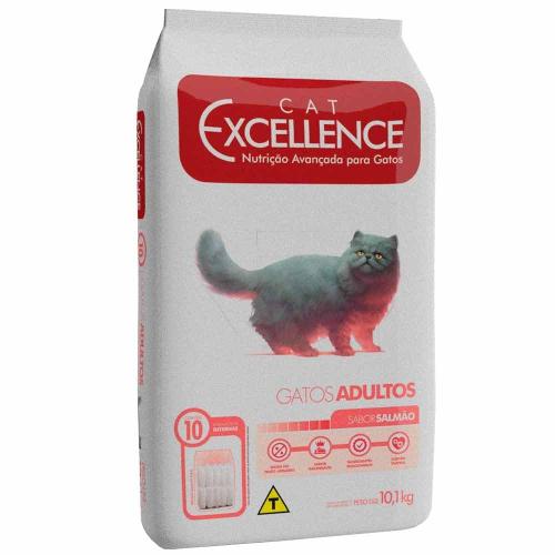 Ração Cat Excellence Salmão Gatos Adultos - 10,1 Kg