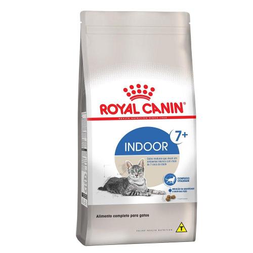Ração Royal Canin Feline Health Nutrition Indoor 7 + para Gatos Adultos - 1,5 Kg