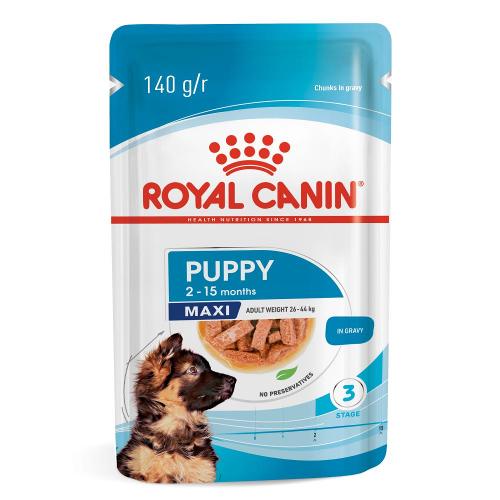 Ração Royal Canin Sachê Size Health Nutrition Puppy Wet para Cães Filhotes Raças Grandes - 140 g