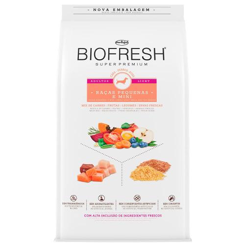 Ração Seca  Mix de Carne, Frutas, Legumes e Ervas Frescas Light Cães de Raças Pequenas e Minis