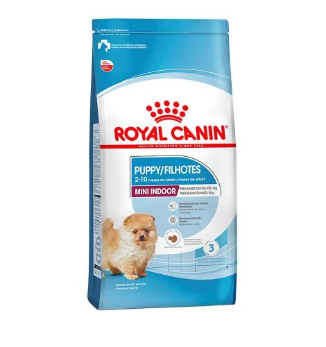 Ração Royal Canin Mini Indoor Junior Cães Filhotes - 2,5 Kg