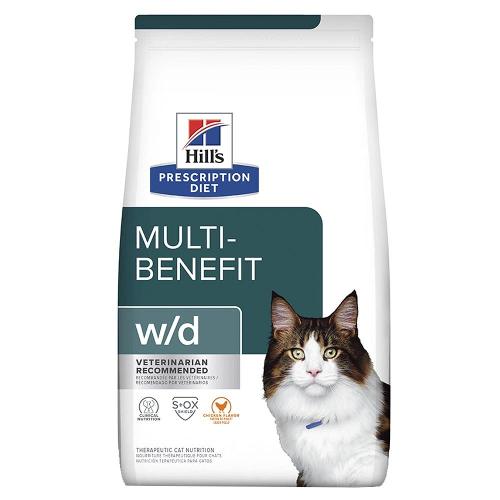 Ração Seca Hill's Prescription Diet w/d Multi Benefit para Gatos Adultos - 1,81 Kg