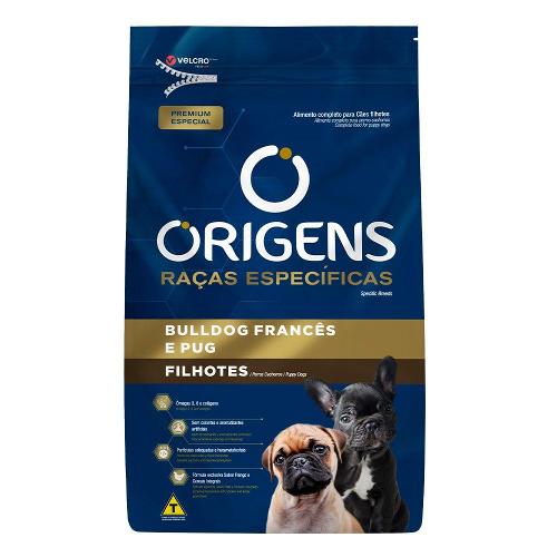 Ração Seca  Premium Especial Raças Específicas para Cães Filhotes das Raças Bulldog Francês e Pug