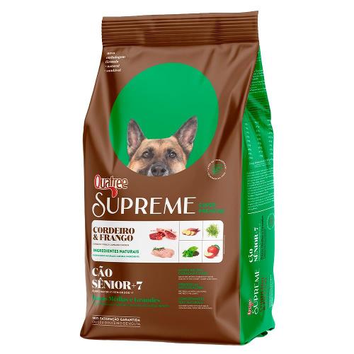 Ração Seca Quatree Supreme Cordeiro e Frango Cães Sênior +7 Raças Médias e Grandes - 15 Kg