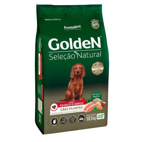 Ração Golden Seleção Natural Cães Filhotes - 10,1 Kg