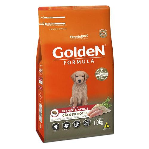 Ração Golden Formula Cães Filhotes Frango e Arroz - 1 Kg