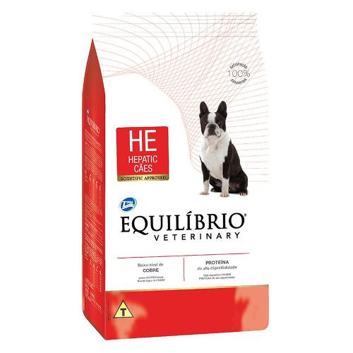 Ração Seca Total Equilíbrio Veterinary HE Problemas Hepáticos para Cães Adultos - 7,5 Kg