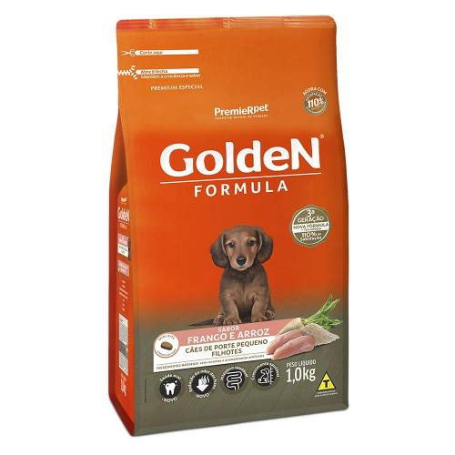 Ração Seca PremieR Pet Golden Formula Cães Filhotes Mini Bits Frango e Arroz - 1 Kg