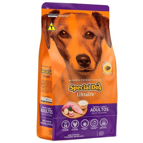Ração Special Dog Ultralife Frango e Arroz para Cães Adultos Raças Pequenas - 15 Kg
