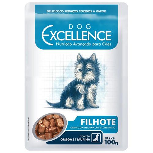 Ração Úmida Dog Excellence Sachê para Cães Filhotes - 100 g