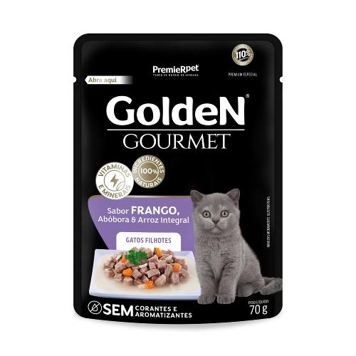 Ração Úmida PremieR Pet Golden Gourmet Frango para Gatos Filhotes - 70 g