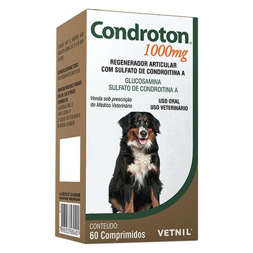 Regenerador Articular Vetnil Condroton 60 Comprimidos - 1000 mg