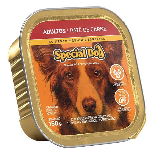 Ração Úmida Special Dog Patê Carne para Cães Adultos - 150 g