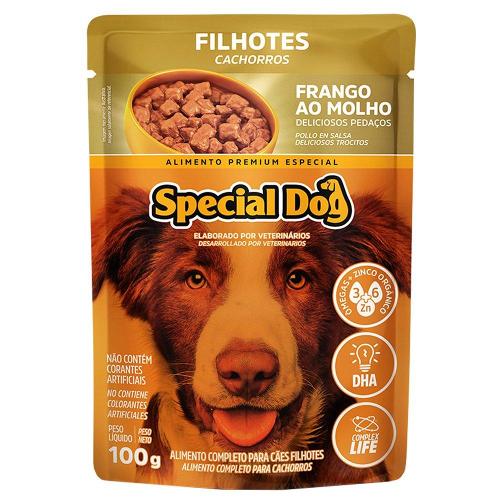Ração Úmida Special Dog Sachê Frango para Cães Filhotes - 100 g