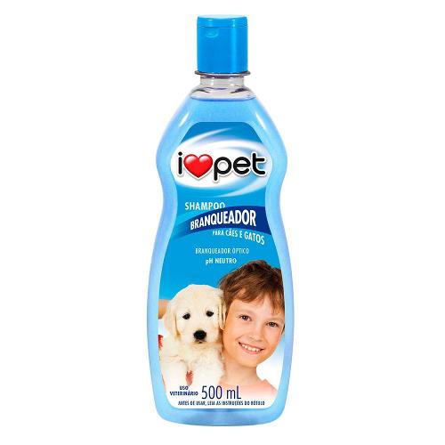 Shampoo I Love Pet Branqueador para Cães e Gatos - 500 mL