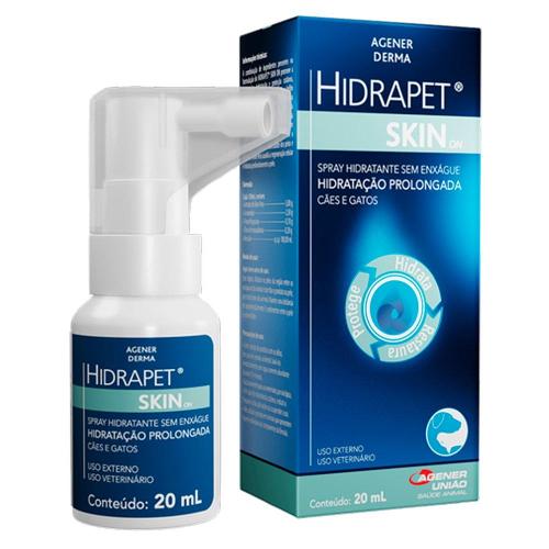 Spray Hidratante Hidrapet Skin On Agener União para Cães e Gatos - 20 mL
