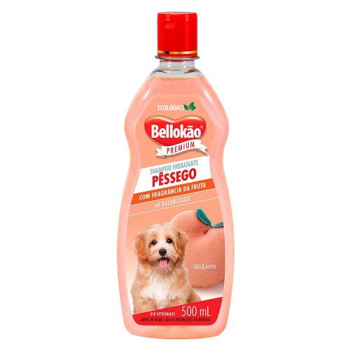 Shampoo Hidratante Bellokão Pêssego Premium - 500 mL