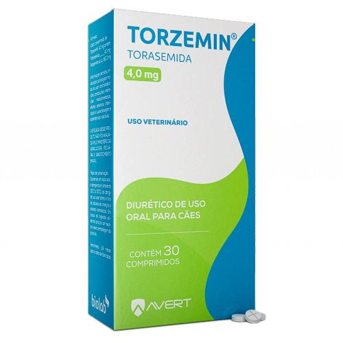 Diurético Avert Torsemin Torasemida para Cães - 4 mg