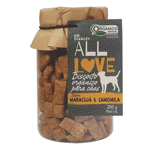 Biscoito All Love para Cães Sabor Camomila e Maracujá - 200g