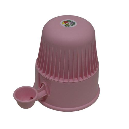 Bebedouro Vida Mansa Light Polipropileno PP Rosa para Raças Pequenas - 2 Litros