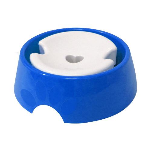 Bebedouro Furacão Pet Plástico Pop Azul Pelos Longos - 1 L