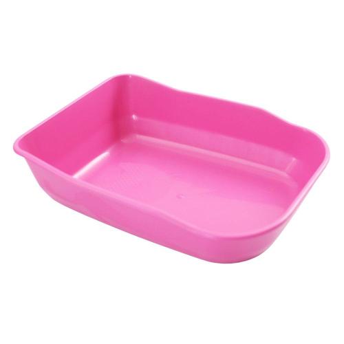 Bandeja Sanitária Durapets Single Rosa para Gatos - Tam. Único
