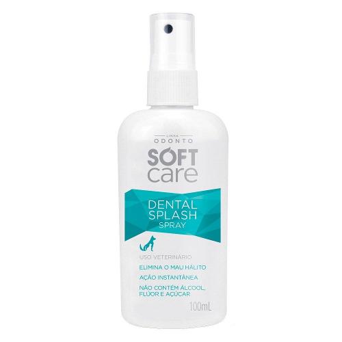 Antisséptico Soft Care Bucal Dental Splash oara Cães e Gatos - 100 mL