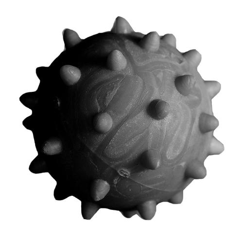 Brinquedo Bola de Borracha Maciça Extra Forte com Cravo para Cães - Tam. P