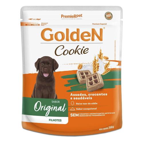 Biscoito GoldeN para Cães Filhotes Porte Médio Sabor Original - 350g