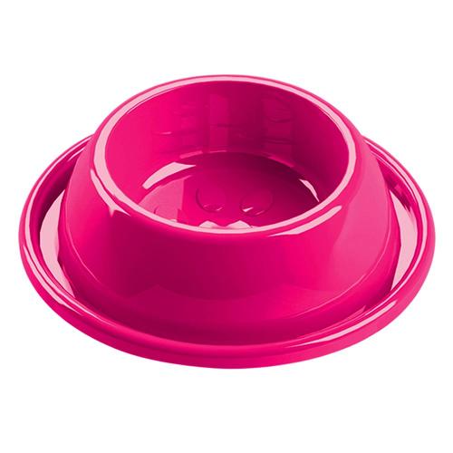Comedouro Plástico Antiformiga Rosa - Tam. M