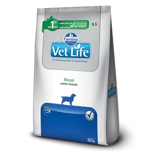 Ração Farmina Vet Life Natural Renal para Cães Adultos com Insuficiência Renal - 10 Kg