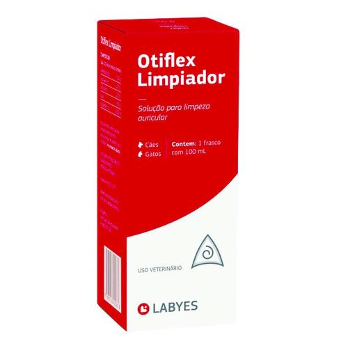 Limpador Auditivo Labyes Otiflex para Cães e Gatos - 100 mL