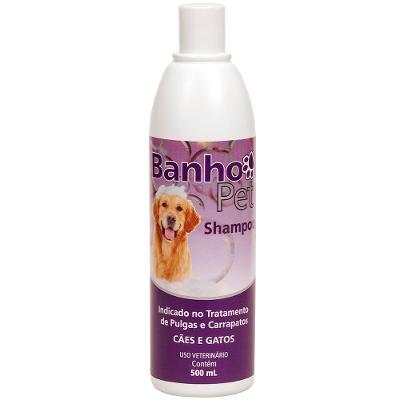 Shampoo Banho Pet para Cães e Gatos - 500 mL