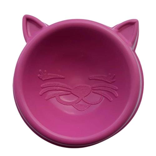 Comedouro Luxo Rosa para Gatos - 100 mL