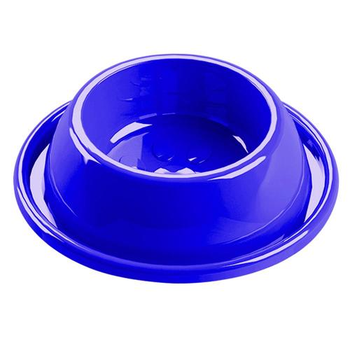 Comedouro Plástico Antiformiga Filhotes Azul - Tam. P