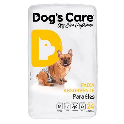 Faixa Absorvente Dog's Care Para Eles 24 Unidades - Tam. M