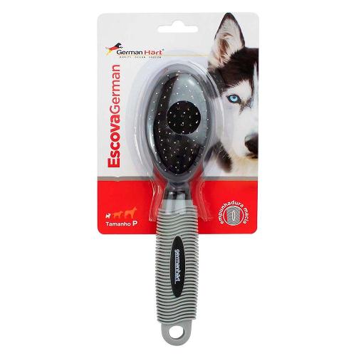 Escova GermanHart Grooming Borracha Sem Bolinha para Cães - Tam. P